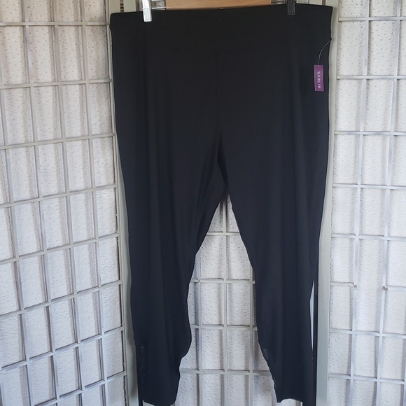 Adore Me Pants - Adore Me black plus size yoga sports leggings 3X